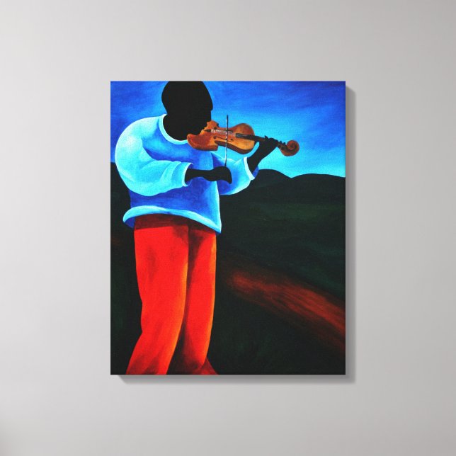 Lienzo Ti-Jean le violoniste 2008 (Anverso)