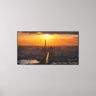 Lienzo Tianjin Sunset Canvas Art