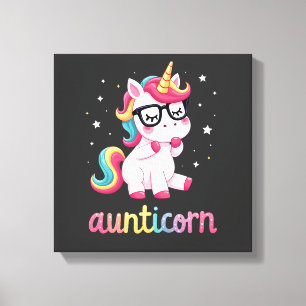 Lienzo Tíaunicornio Tía Haciendo Dab Tía Tío Tía Cristo