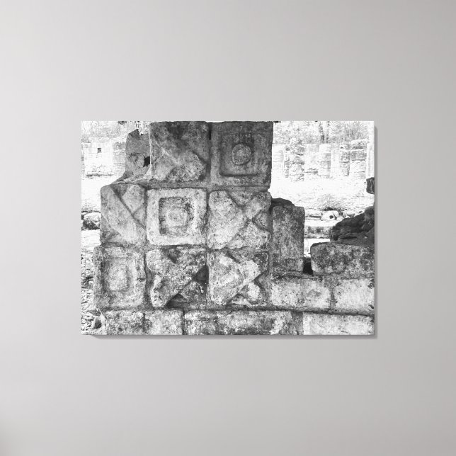 Lienzo ¿Tic-Tac-Toe maya? (Anverso)
