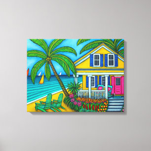 Lienzo Ticket to Paradise Canvas Print por Lisa Lorenz