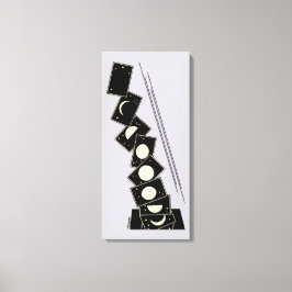 Lienzo Tiempo cayendo a través de un agujero