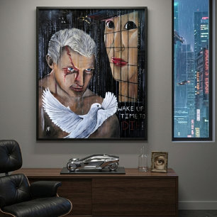 Lienzo ¡Tiempo de morir! Pintura de Alfred Fox
