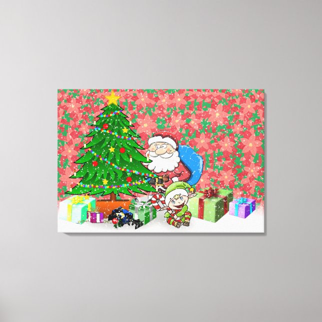 Lienzo Tiempo de navidades (Anverso)