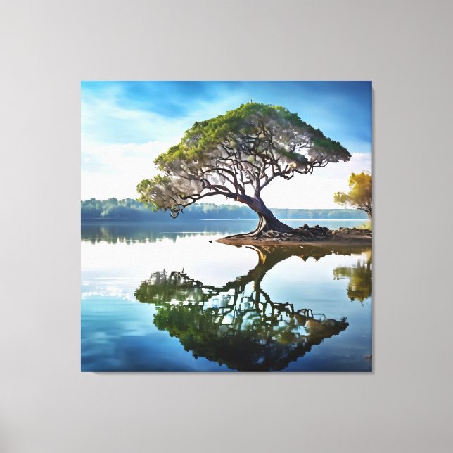 Lienzo Tiempo de reflexiones (Anverso)