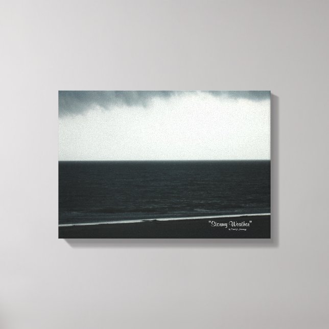 Lienzo Tiempo de tormenta (Anverso)