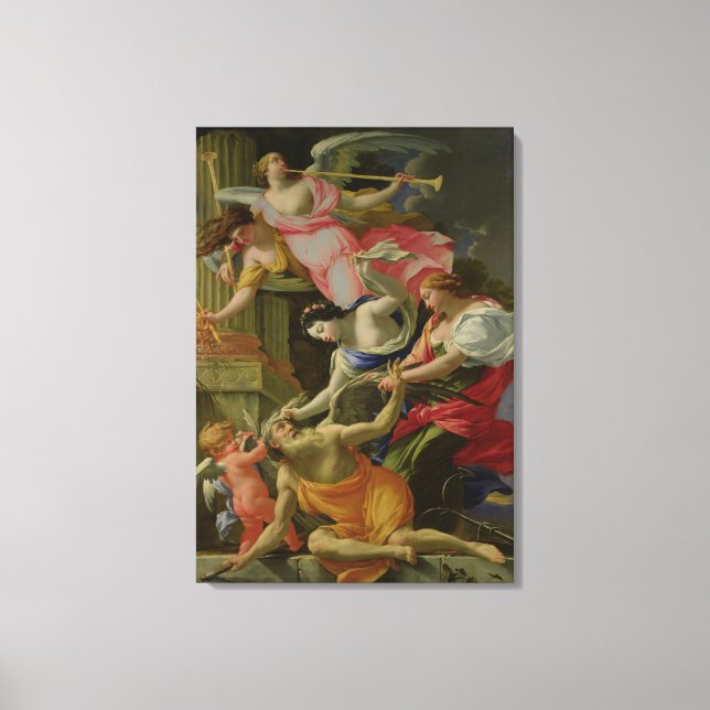 Lienzo Tiempo vencido por el amor, Venus y la esperanza (Anverso)