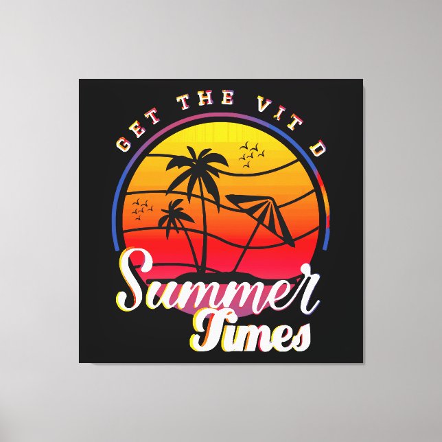 Lienzo Tiempos de Verano (Anverso)