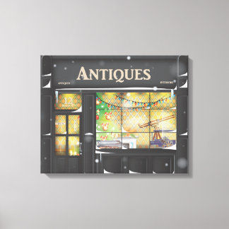 Lienzo Tienda de Antigüedades