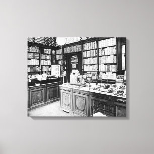 Lienzo Tienda de puros, 1895
