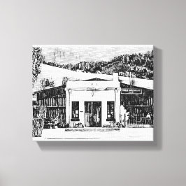 Lienzo Tienda del casco antiguo