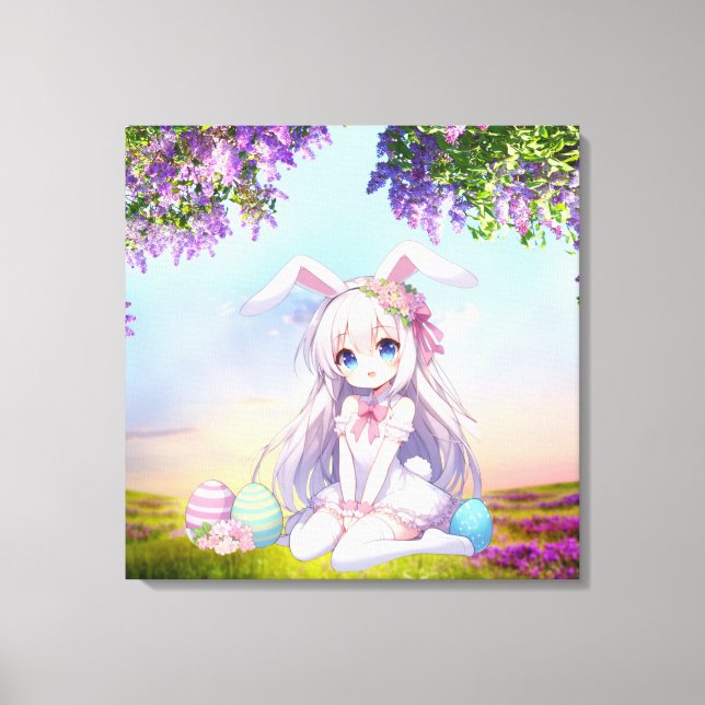 Lienzo tierno, anime la primavera/Pascua (Anverso)