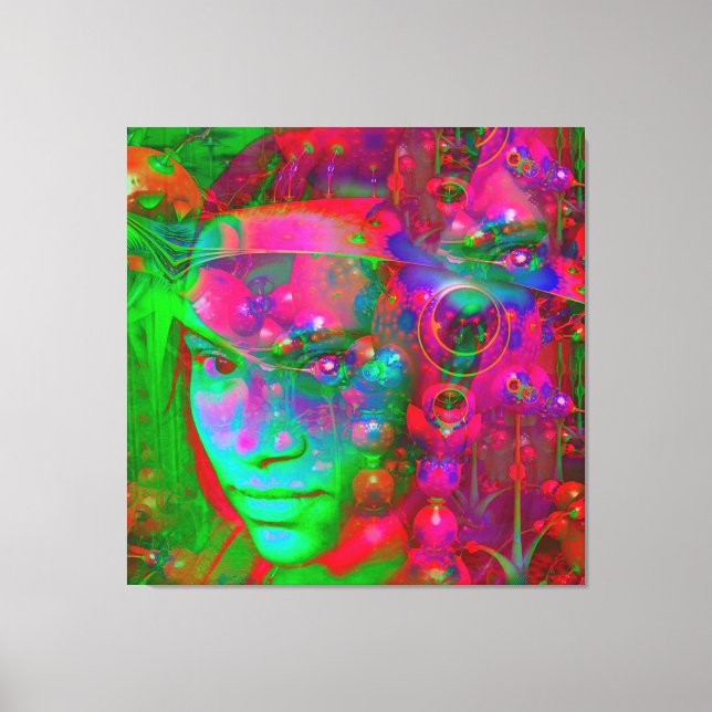 Lienzo Tierra de fantasía (Anverso)