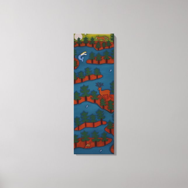 Lienzo Tierra de mil islas 2007 (Anverso)