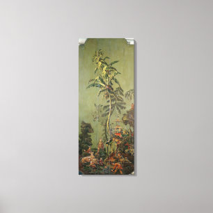 Lienzo Tierra, de una serie de paneles que representan