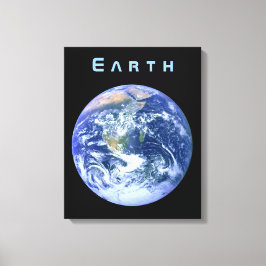 Lienzo Tierra desde el espacio