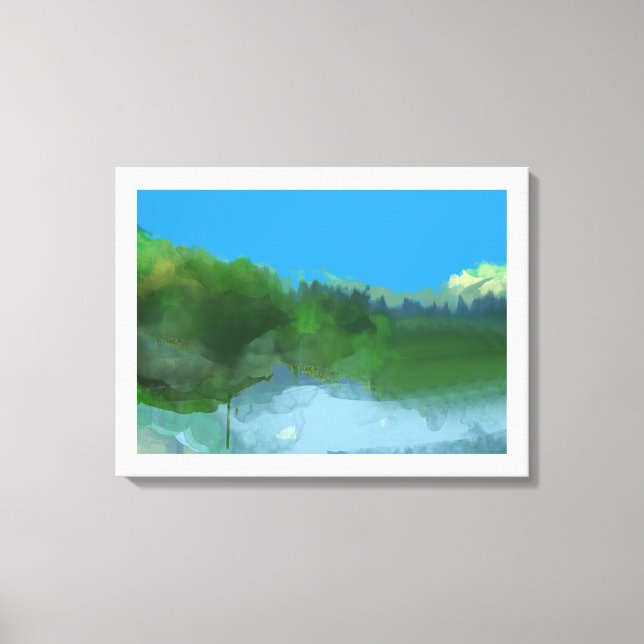 Lienzo Tierra imaginaria (Anverso)