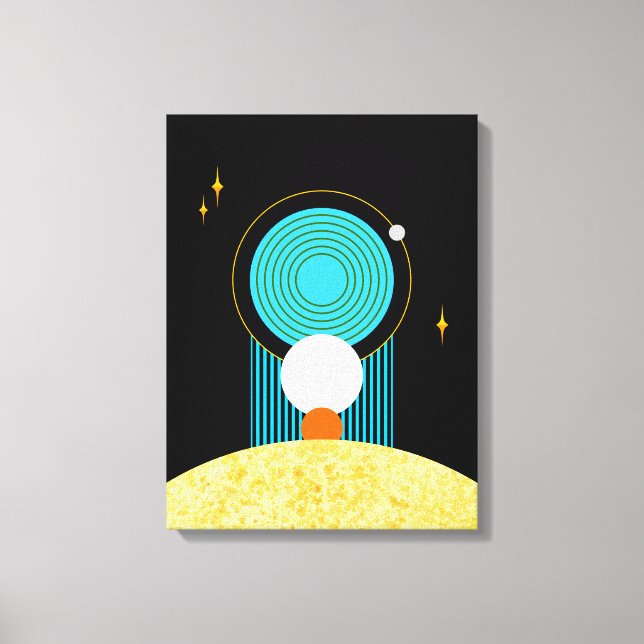 Lienzo Tierra - Los cuatro elementos (Anverso)