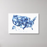 Tierra que amo - Mapa de Estados Unidos