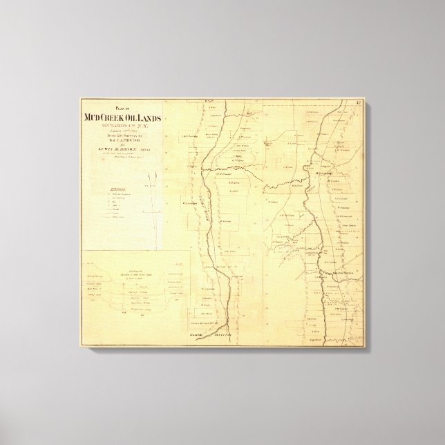 Lienzo Tierras petroleras de Mud Creek (Anverso)