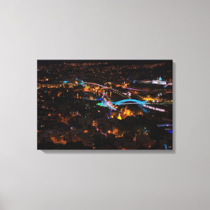 Lienzo Tiflis de noche