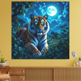 Lienzo  Tigerfamilie im Einklang der Natur