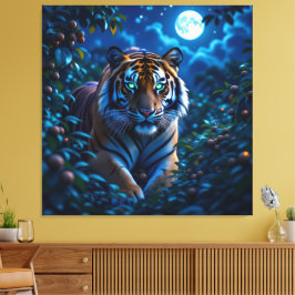Lienzo  Tigerfamilie im Einklang der Natur
