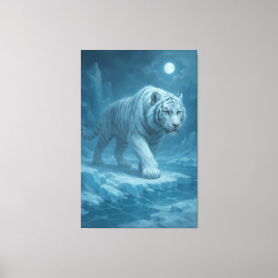 Lienzo Tigre Blanco Frost King – Majestuoso Guardián Hela