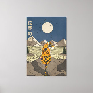 Lienzo Tigre en la naturaleza