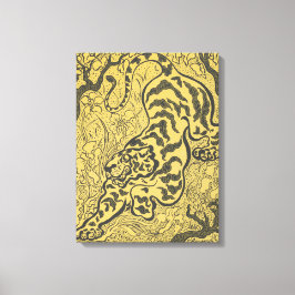 Lienzo Tigre en la selva (animal salvaje) (de Paul Ranson