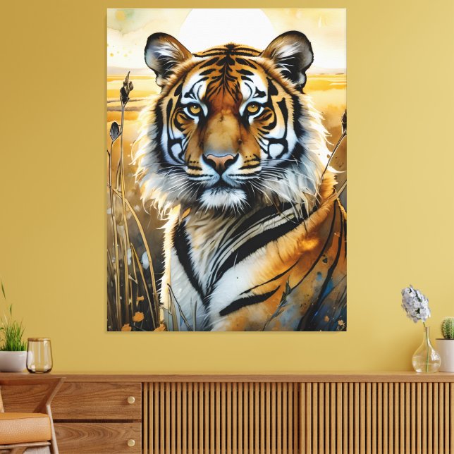 Lienzo Tigre majestuoso (Insitu (Sala de estar))