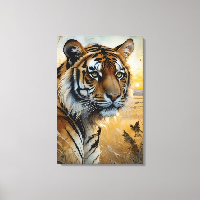 Lienzo Tigre Majestuoso (Anverso)
