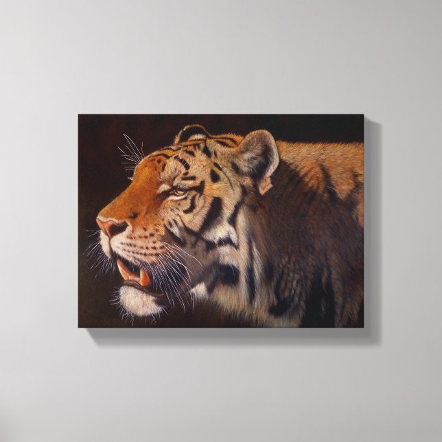 Lienzo Tigre Majestuoso Pequeño (Anverso)