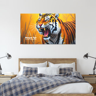 Lienzo Tigre Malayo, El Alma de la Selva Tropical de Mala