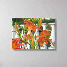 Lienzo Tigre naranja Lilies - Viñedo de Martha