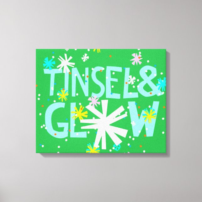 Lienzo Tinsel y Glow (Anverso)