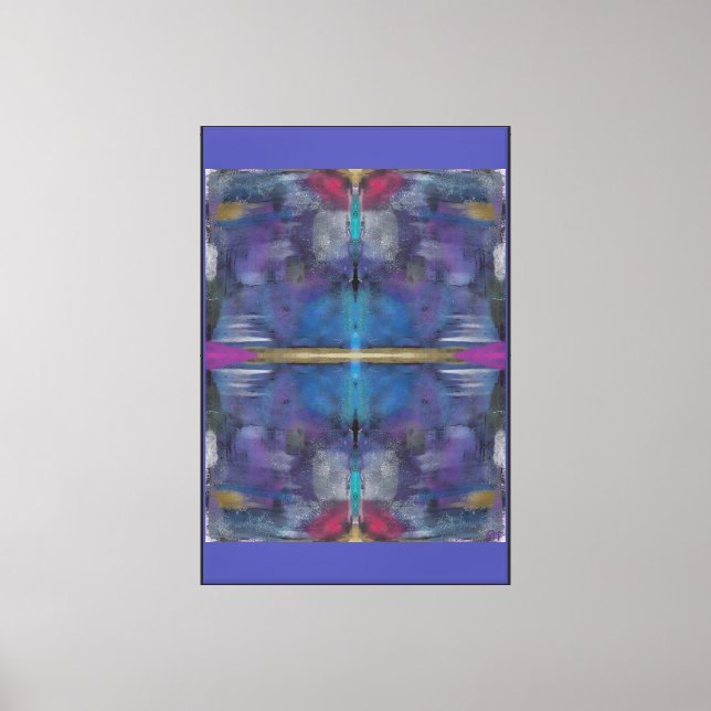 Lienzo Tinta azul (Anverso)
