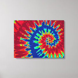 Lienzo Tinta azul oscuro y roja 24"x18" Art