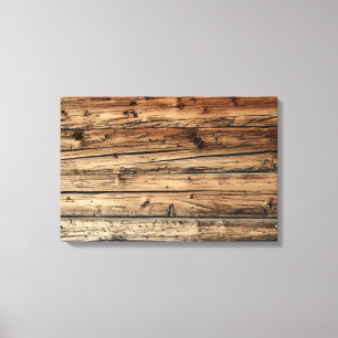 Lienzo Tinta de fondo de tela de madera de roble antigua