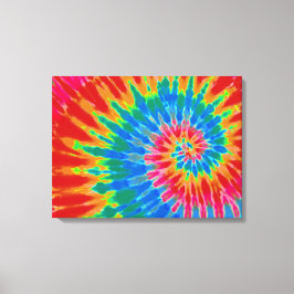 Lienzo Tinta roja y azul 24"x18" Art