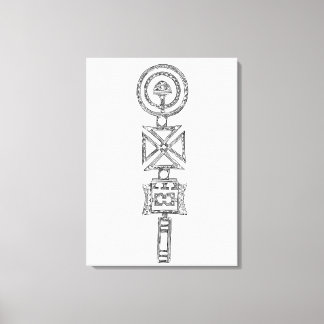 Lienzo Tinta tribal de canvas Marruecos Berber 2