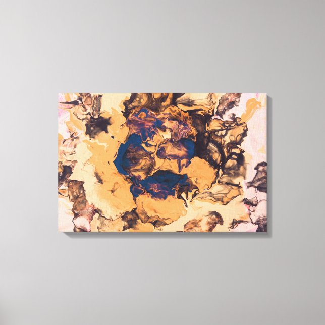 Lienzo tintas naranjas (Anverso)