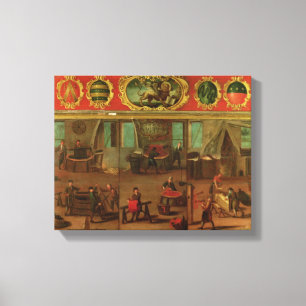 Lienzo Tintóreo del paño que demuestran su comercio y