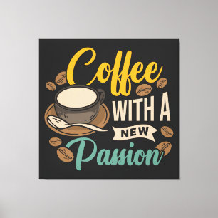 Lienzo Tipografía cita diseño de camisetas