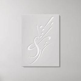 Lienzo Tipografía (composición abstracta)