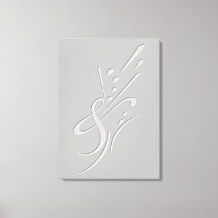 Lienzo Tipografía (composición abstracta)
