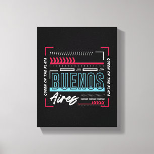 Lienzo Tipografía de Buenos Aires Gráfica Moderna Argen