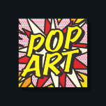 Lienzo Tipografía de historietas modernas de POP ART<br><div class="desc">Impresiones de lienzos pop de historietas de superhéroes de moda divertidas que seguro añaden un toque de color a una gama de habitaciones en su casa o oficina. Una manera ideal de tratarte a ti mismo o a alguien que conozcas con estas geniales y únicas impresiones de historietas. ¡Por qué...</div>