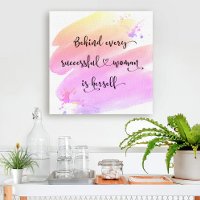Tipografía exitosa de escritura de color rosa para