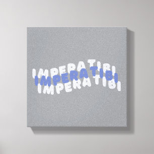Lienzo Tipografía Inspiradora Imperfectamente Perfecta